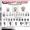 Service Caster 4'' Nylon Swivel 1-1/2'' Expanding Stem Caster Total Lock Brake SCC-EXTTL20S414-NYS-112 - alternate 4